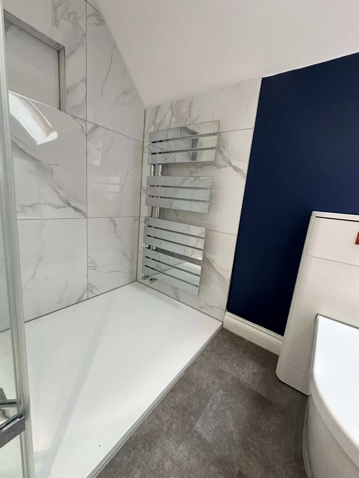 Navy Loft Elegance Bathroom Refurb 05